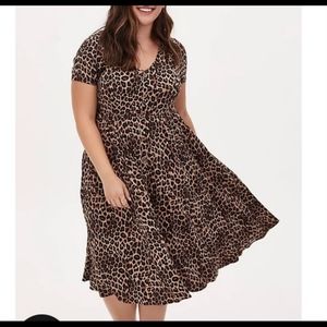 Brand new Torrid leopard dress size 1